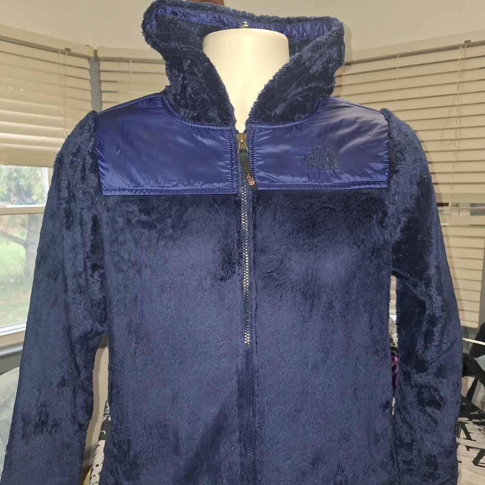 The North Face Indigo Fleece Hoodie Size Girls XLG - Picture 2 of 11